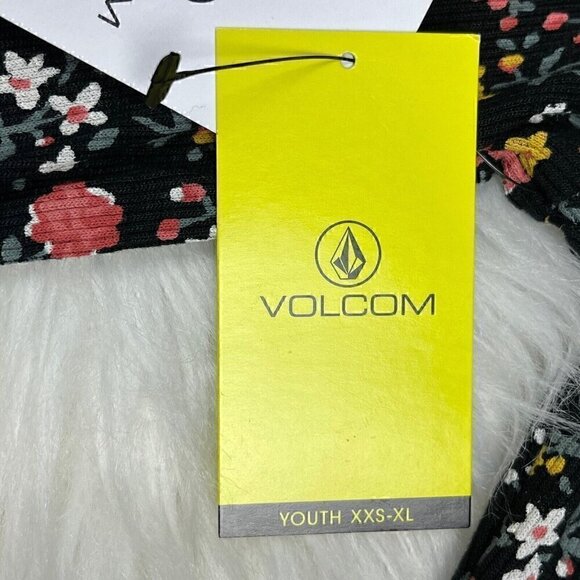 NEW Volcom Girl's Size 10/12 Large Focheezy Dress Cottage Core Floral - Picture 9 of 12
